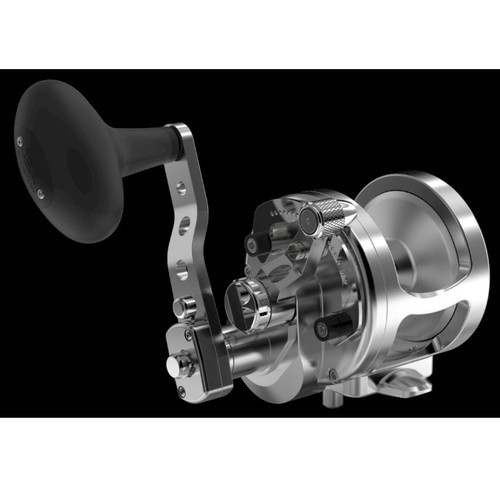 Avet Reel - MXJ 6/4 MC RAPTOR Classic Two Speed w/ Guide Plate - Silver - Left Hand